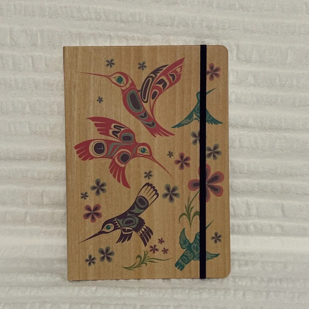 5 mini/small notebooks 3 C.R. Gibson's & 1 astronomy, 1 hummingbird journaling